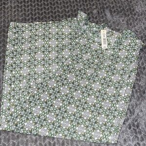 Max Studio Green and White Wide Leg Pants